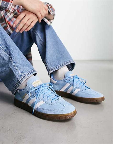 adidas spezial blue|light blue adidas spezials.